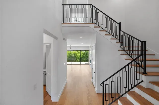 a view of front door