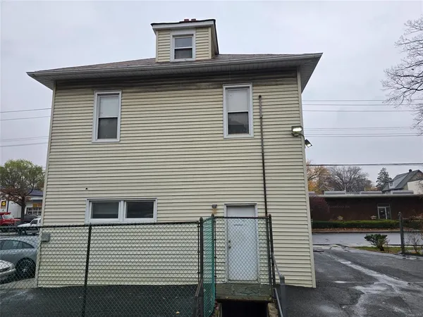 a view of a house with a balcony