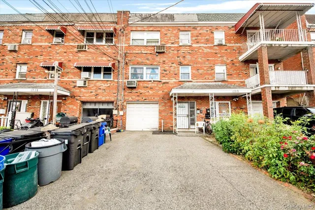 a view of a building with many windows