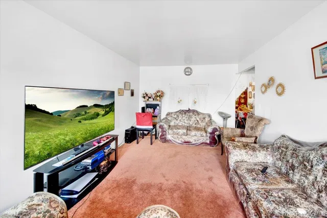 a bed room with furniture and garden