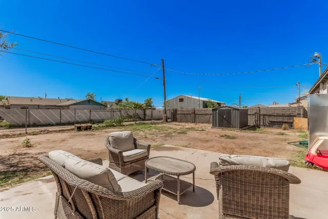 a outdoor space with patio