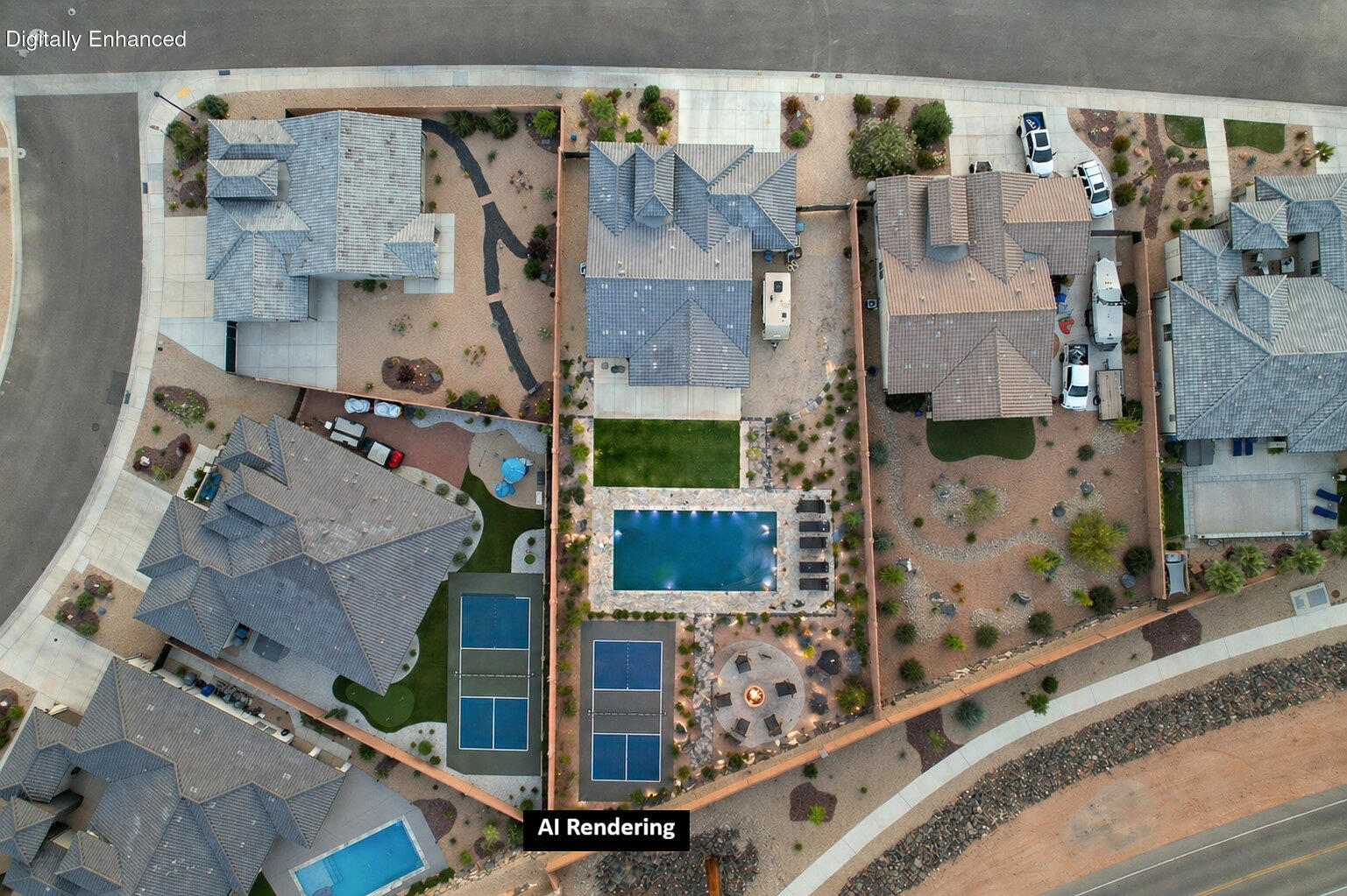1414 Via Del Sol Washington, UT 84780 - Photo 26 of 37 AI Rendering of what you could do with the yard space
