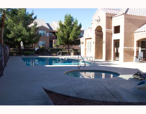 8101 West Flamingo Road, Unit 2092 Las Vegas, NV 89147 - Photo 8 of 9 Swimming Pool/Hot Tub/Sauna. Community pool and spa next to unit building