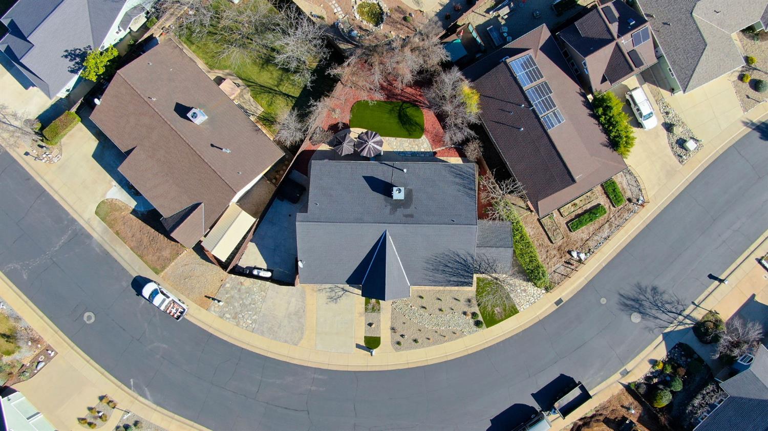 333 Oak Tree Circle Murphys, CA 95247 - Photo 83 of 88 an aerial view of house with a swimming pool