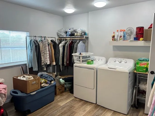 a bed room with a bed and a couch