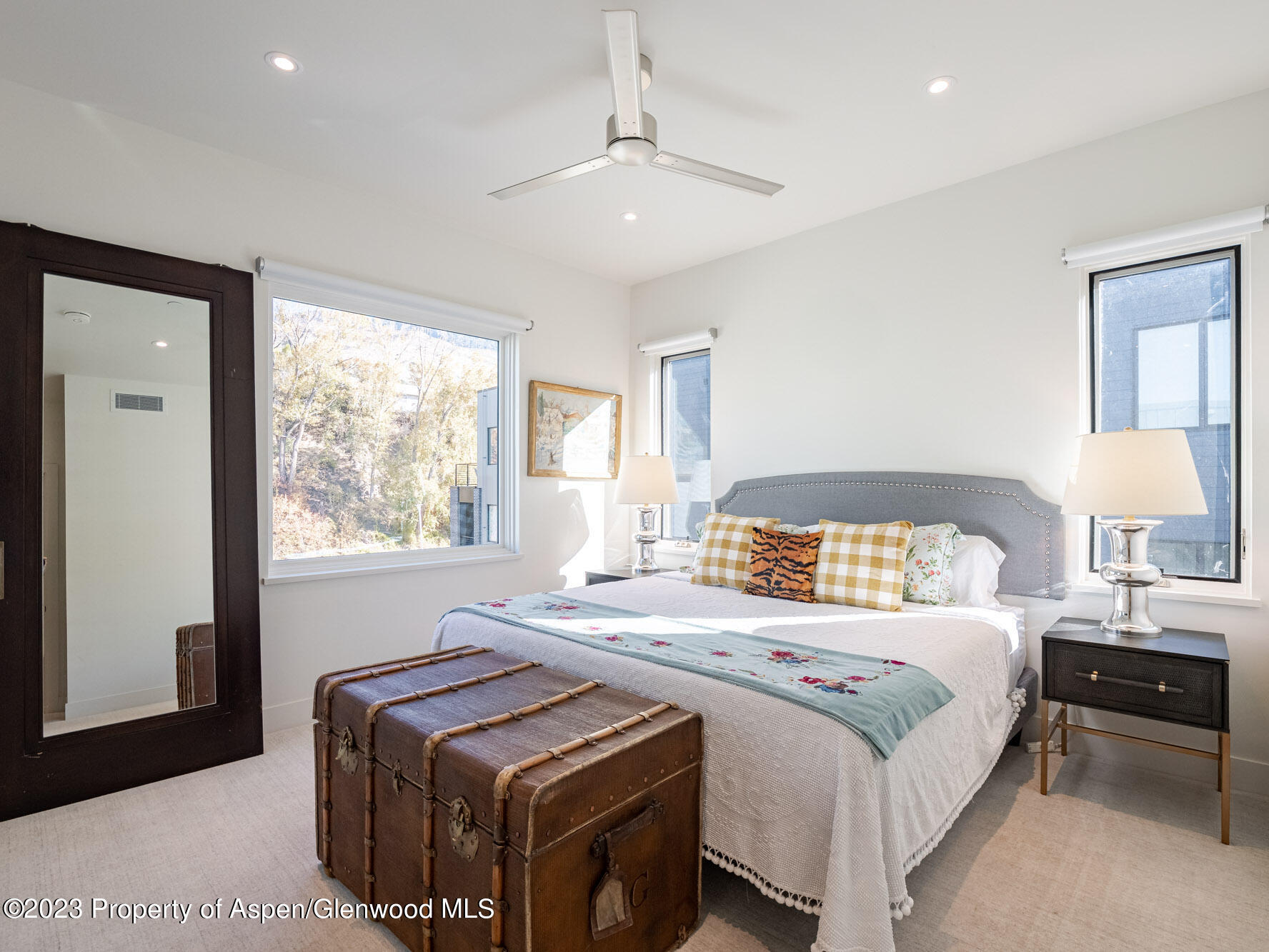 22858 Two Rivers Road Basalt, CO 81621 - Photo 20 of 40 a bedroom with a bed and a window