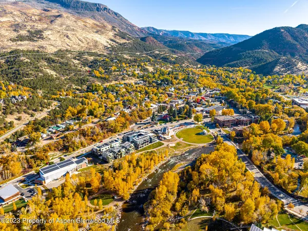 a view of a building with a street view