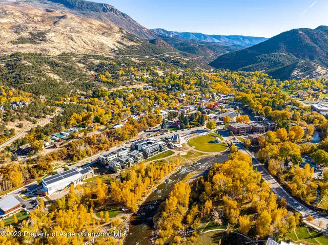 a view of a building with a street view