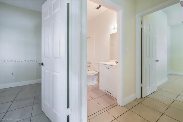 view of a bathroom with a toilet