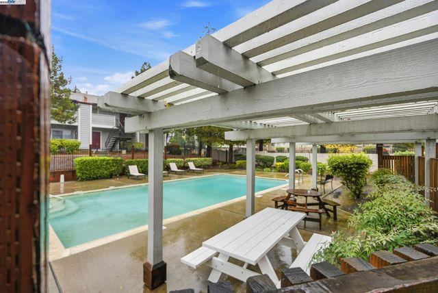 a view of a house with a patio