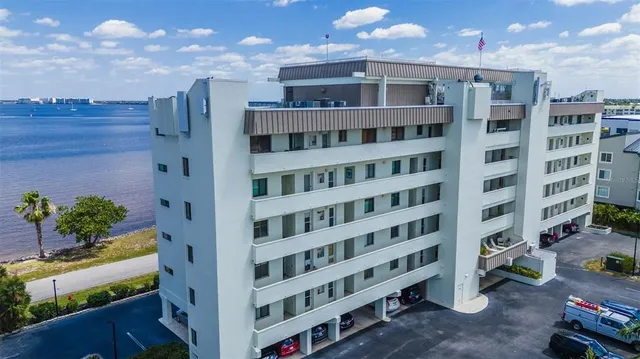 a front view of a building