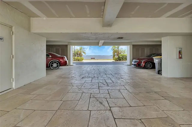 a front view of a building