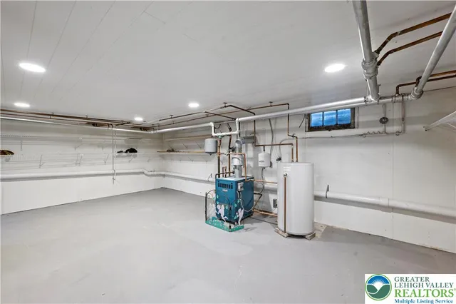 a view of storage and utility room