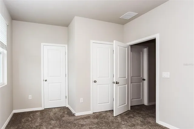 a view of closet area