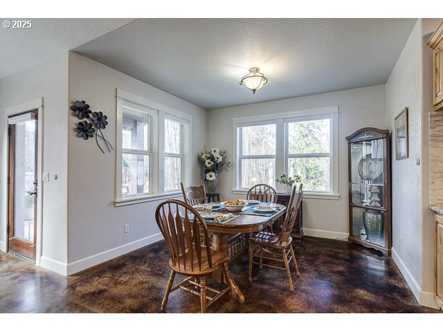 22243 Hiawatha Road Rhododendron, OR 97049 - Photo 15 of 42 a dining room with furniture and window