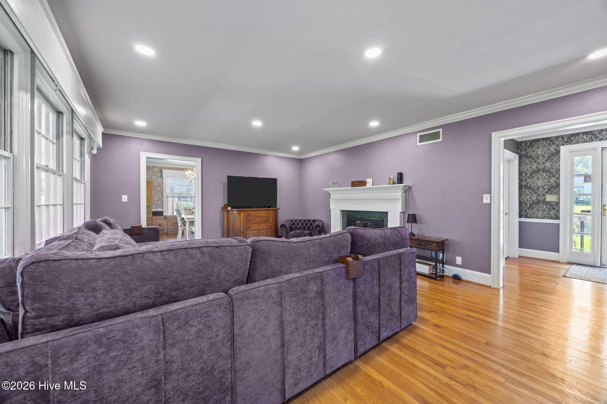 1104 West Rock Spring Road Greenville, NC 27858 - Photo 24 of 56 Returning inside - Porch left-Front Entry Right - Dining Room Center