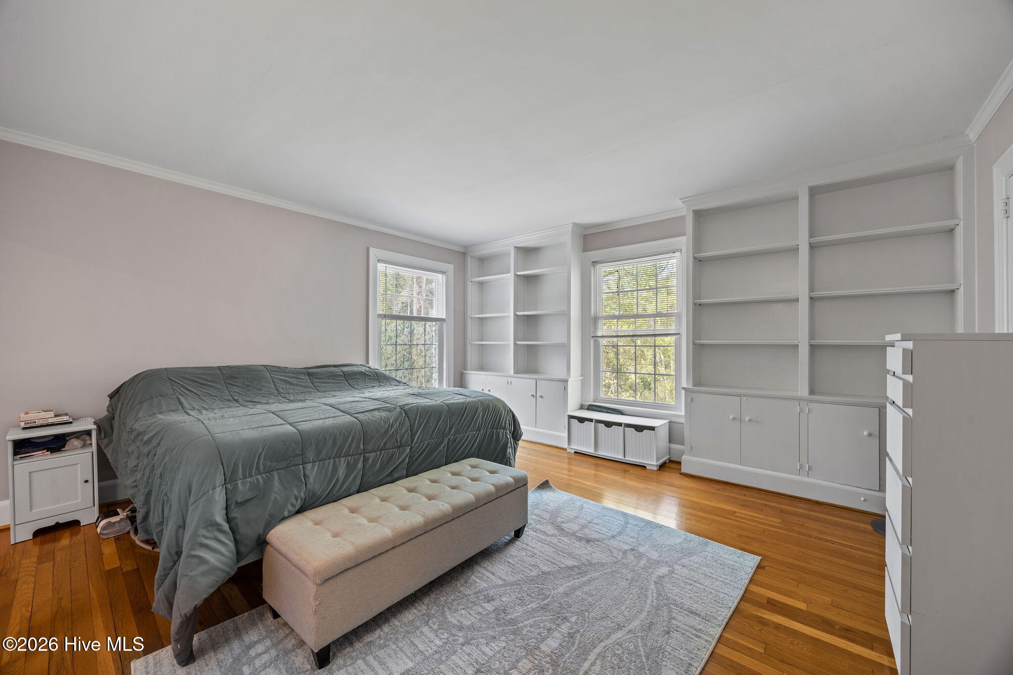 1104 West Rock Spring Road Greenville, NC 27858 - Photo 39 of 56 Primary Bedroom on Main Floor overlooks Back Yard