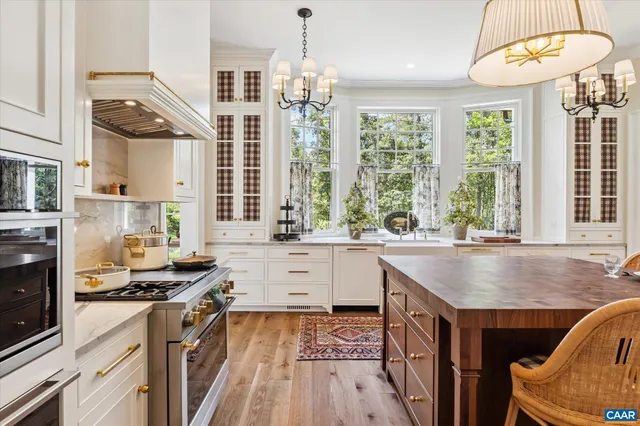 a bedroom with a bed and chair