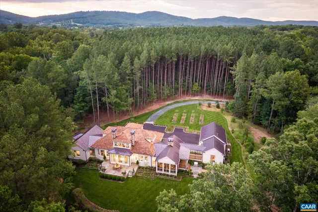 a front of a house with a garden