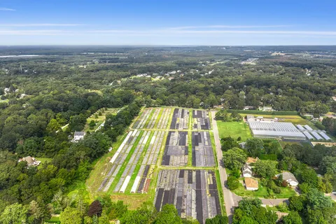 a view of city with ocean