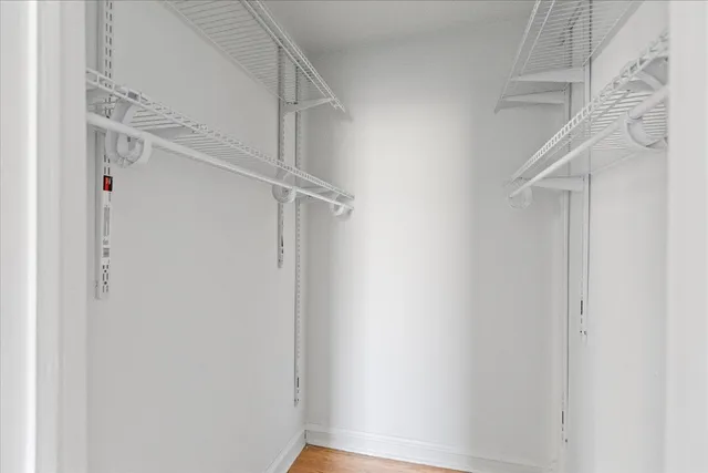 a view of walk in closet
