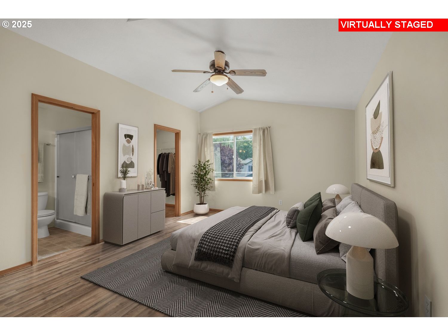 1512 Southwest 5th Street Battle Ground, WA 98604 - Photo 14 of 25 a bedroom with furniture and a chandelier