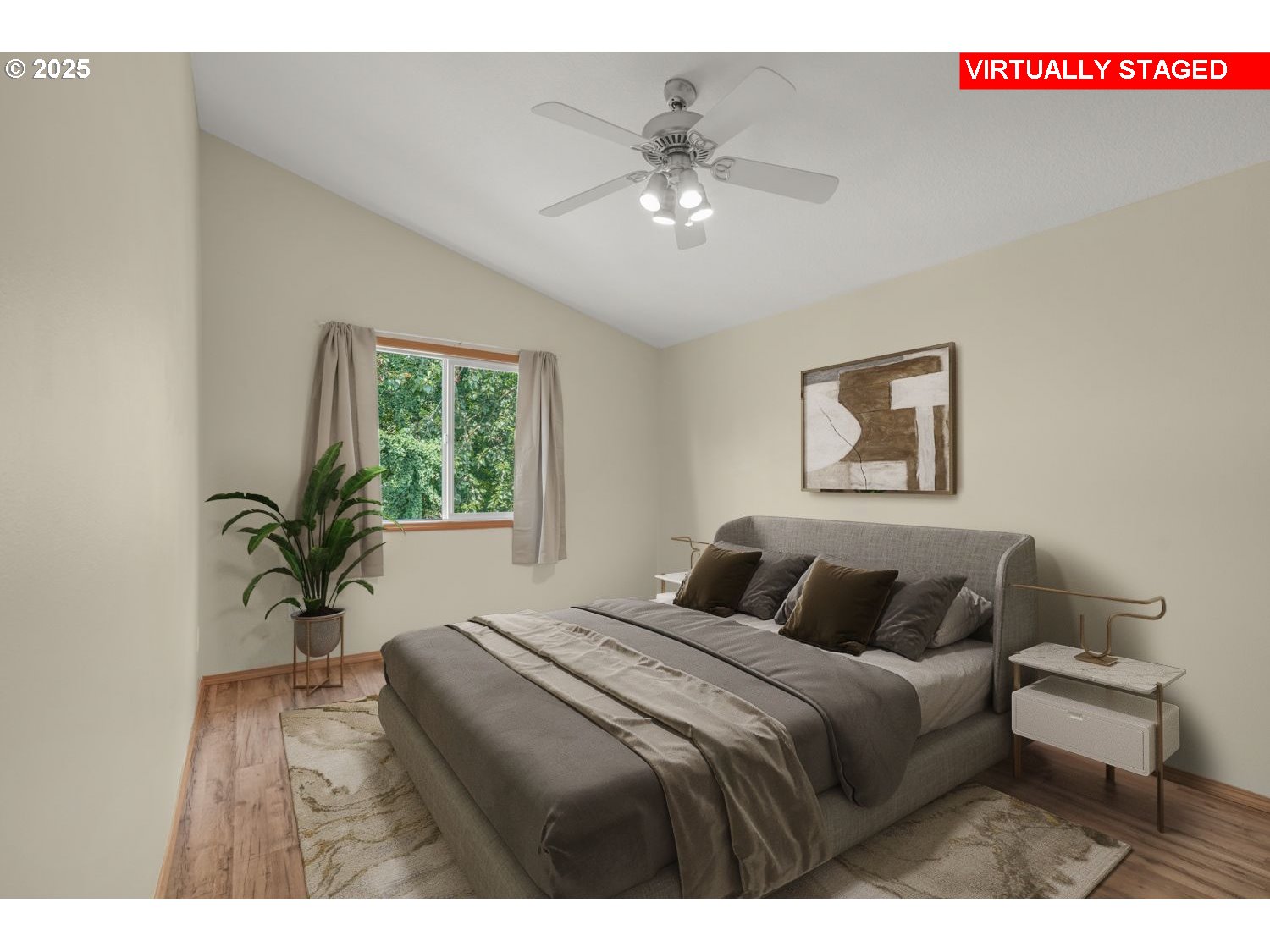 1512 Southwest 5th Street Battle Ground, WA 98604 - Photo 24 of 25 a bedroom with a large bed and a chandelier