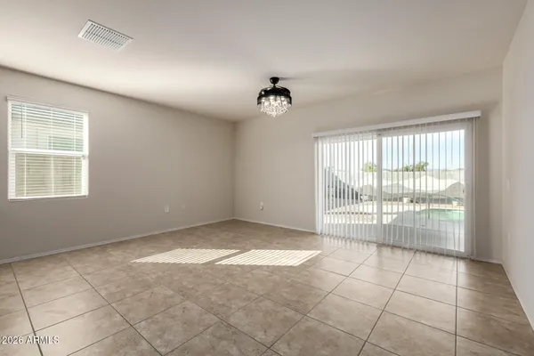 a view of a livingroom with furniture