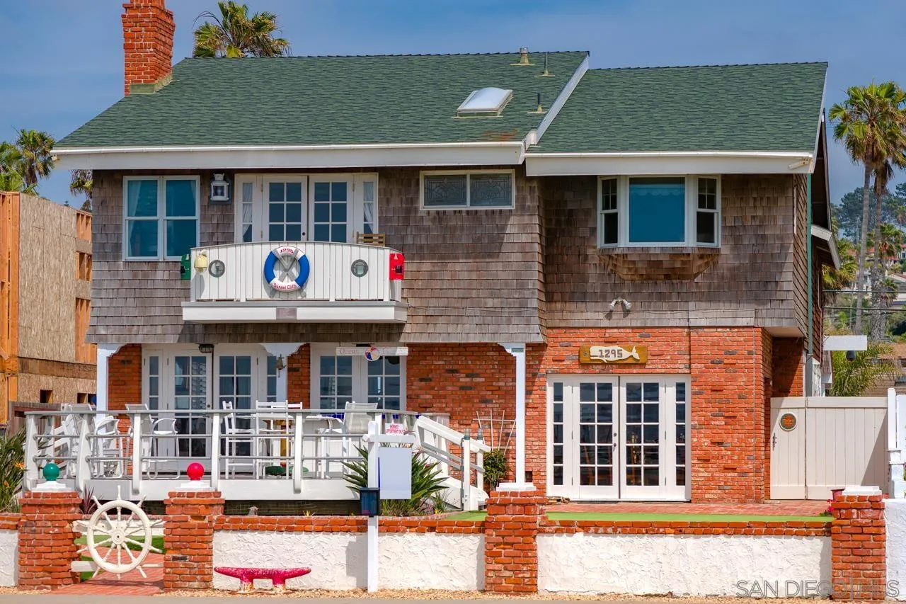 1295 Sunset Cliffs Boulevard San Diego, CA 92107 - Photo 31 of 32 front view of houses on the street