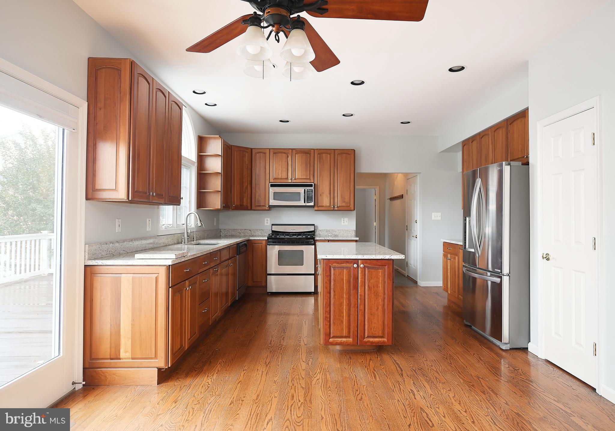 1401 Woodridge Manor Road Fallston, MD 21047 - Photo 12 of 29 Eat-in kitchen and access to the deck