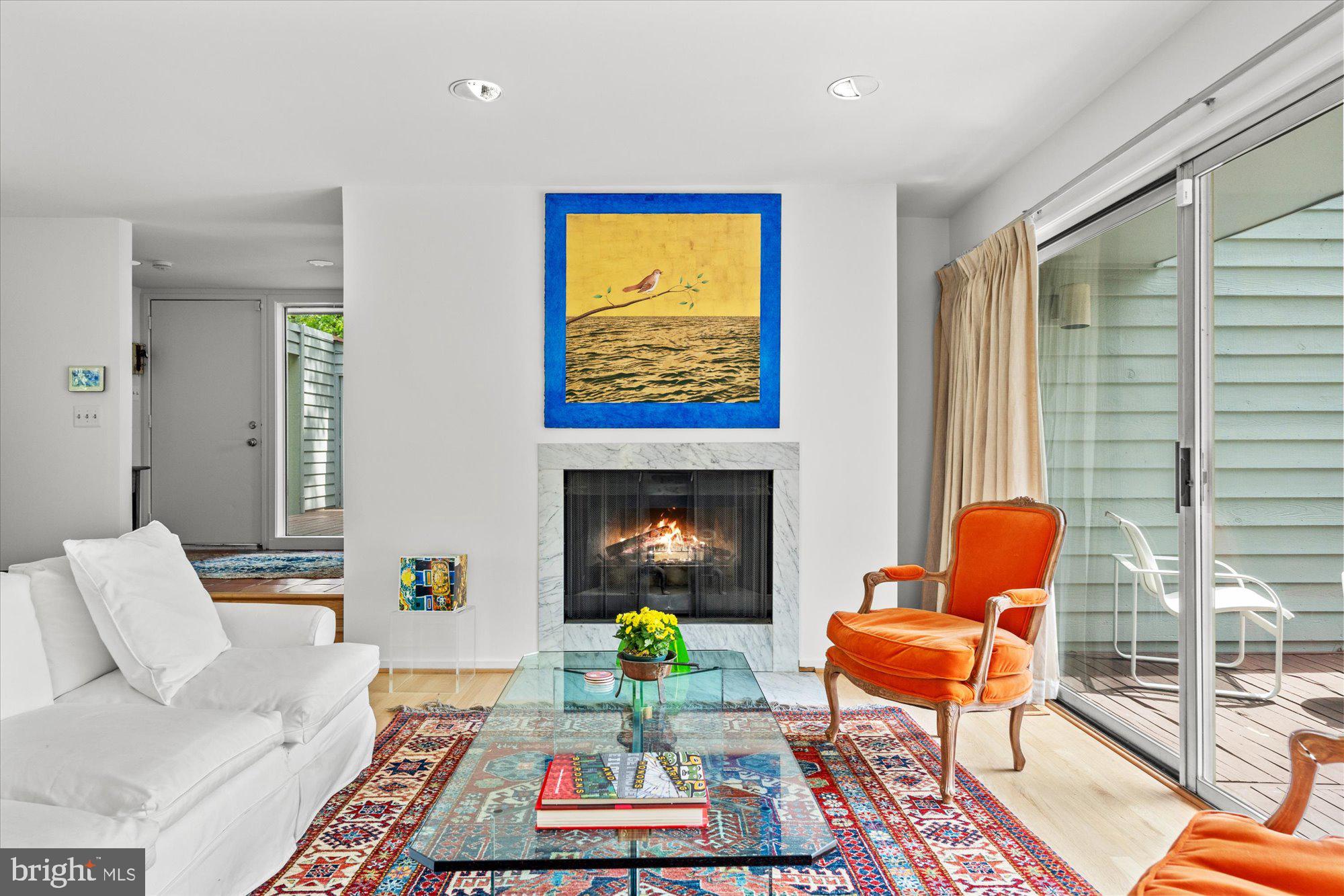 2002 Cutwater Court Reston, VA 20191 - Photo 13 of 91 Living room with wood burning fireplace