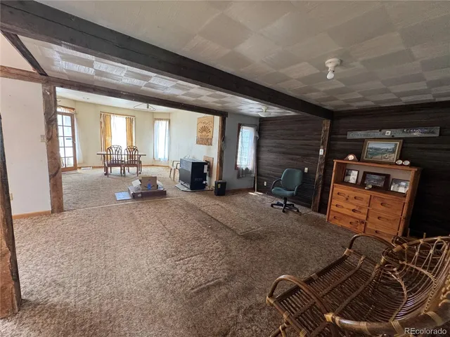 a room with gym equipment