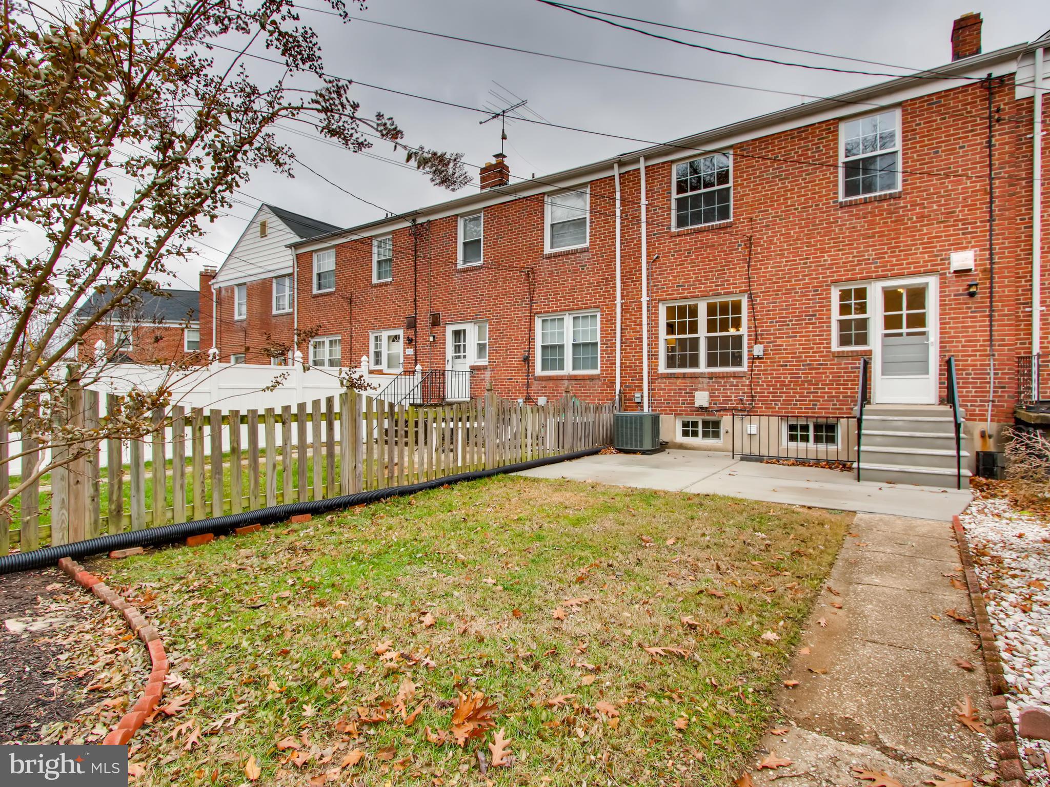 1904 Edgewood Road Baltimore, MD 21286 - Photo 16 of 17 Rear yard with new concrete porch and patio.