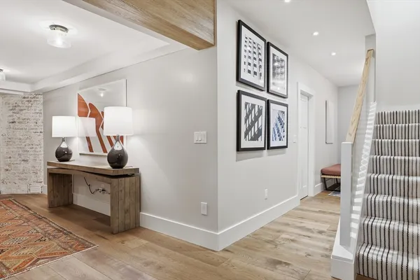 a view of entryway with workspace