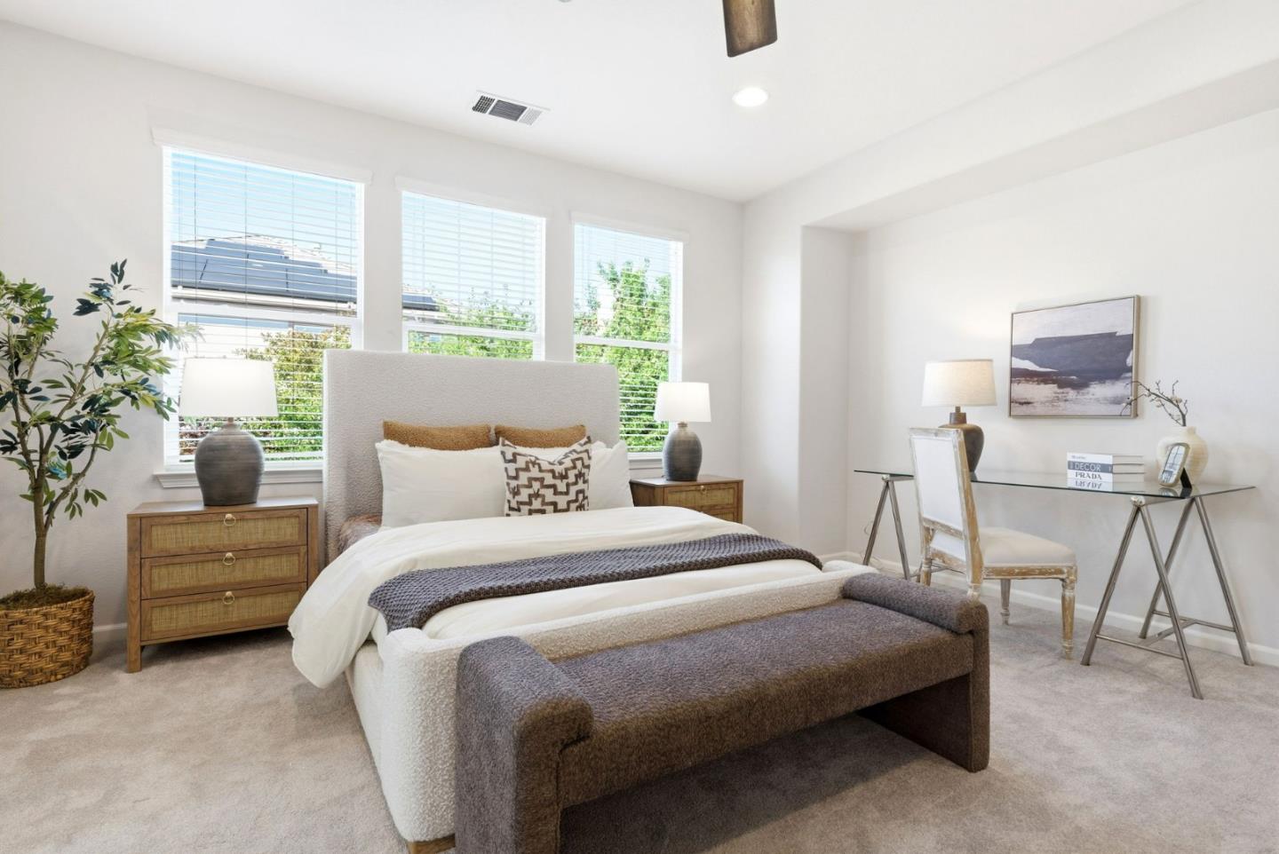 2556 Harlow Lane San Ramon, CA 94582 - Photo 30 of 62 a bedroom with a bed and a couch