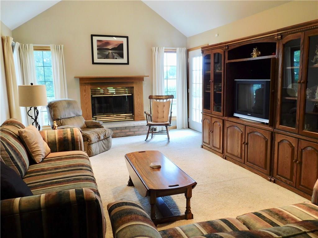 5635 Lamor Road Hermitage, PA 16148 - Photo 4 of 21 Beautiful Great Room with fireplace and cathedral ceiling.