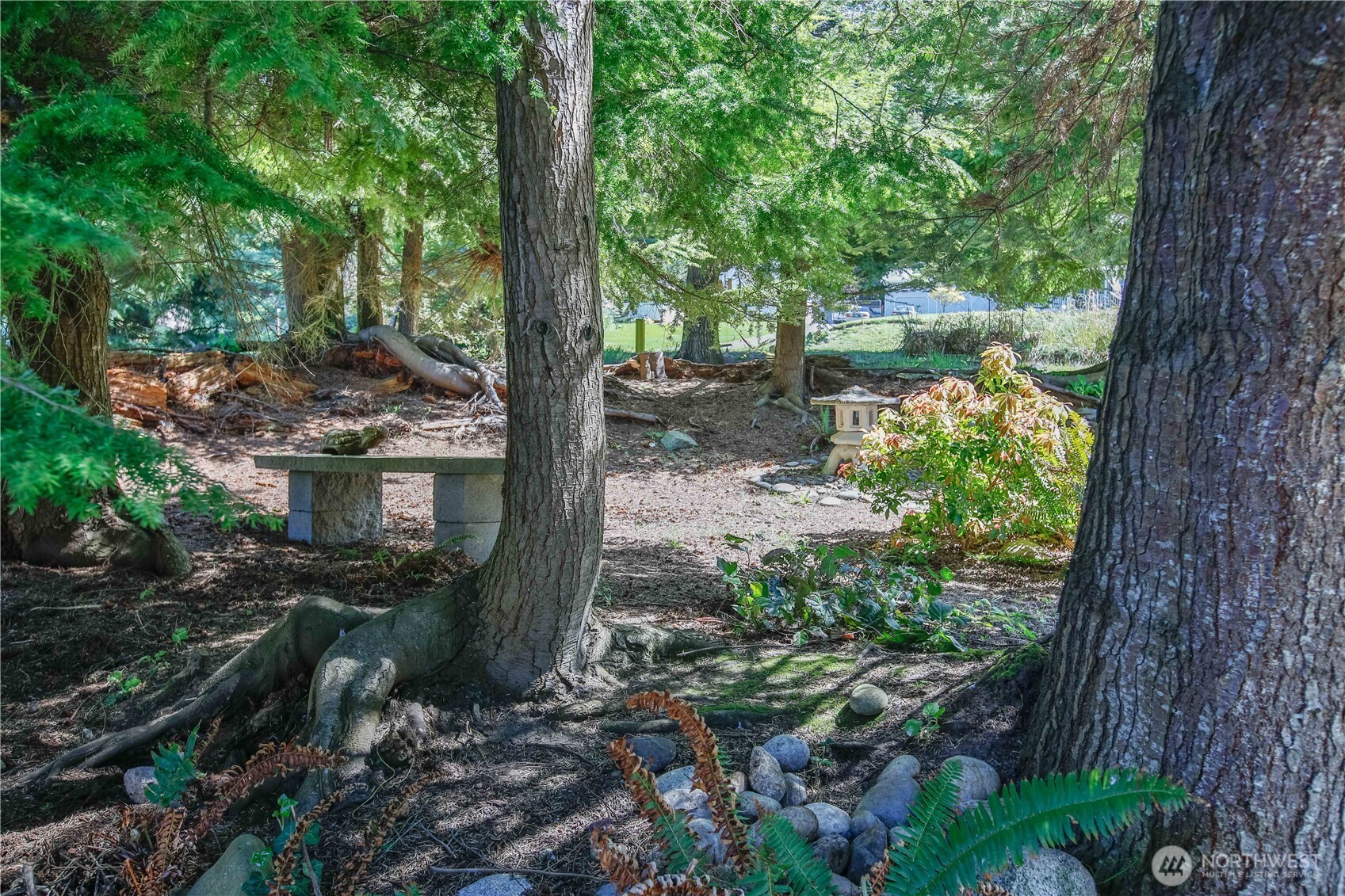 3276 East Harbor Road Langley, WA 98260 - Photo 3 of 37 a backyard of a house with lots of green space