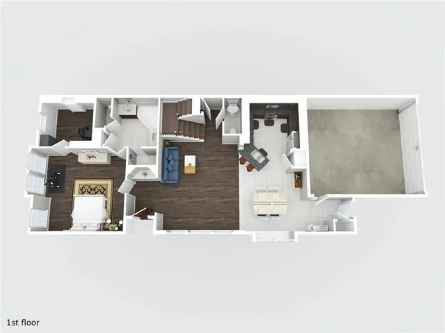 a picture of a floor plan