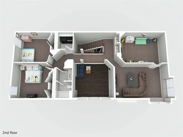 view of living room with furniture and window