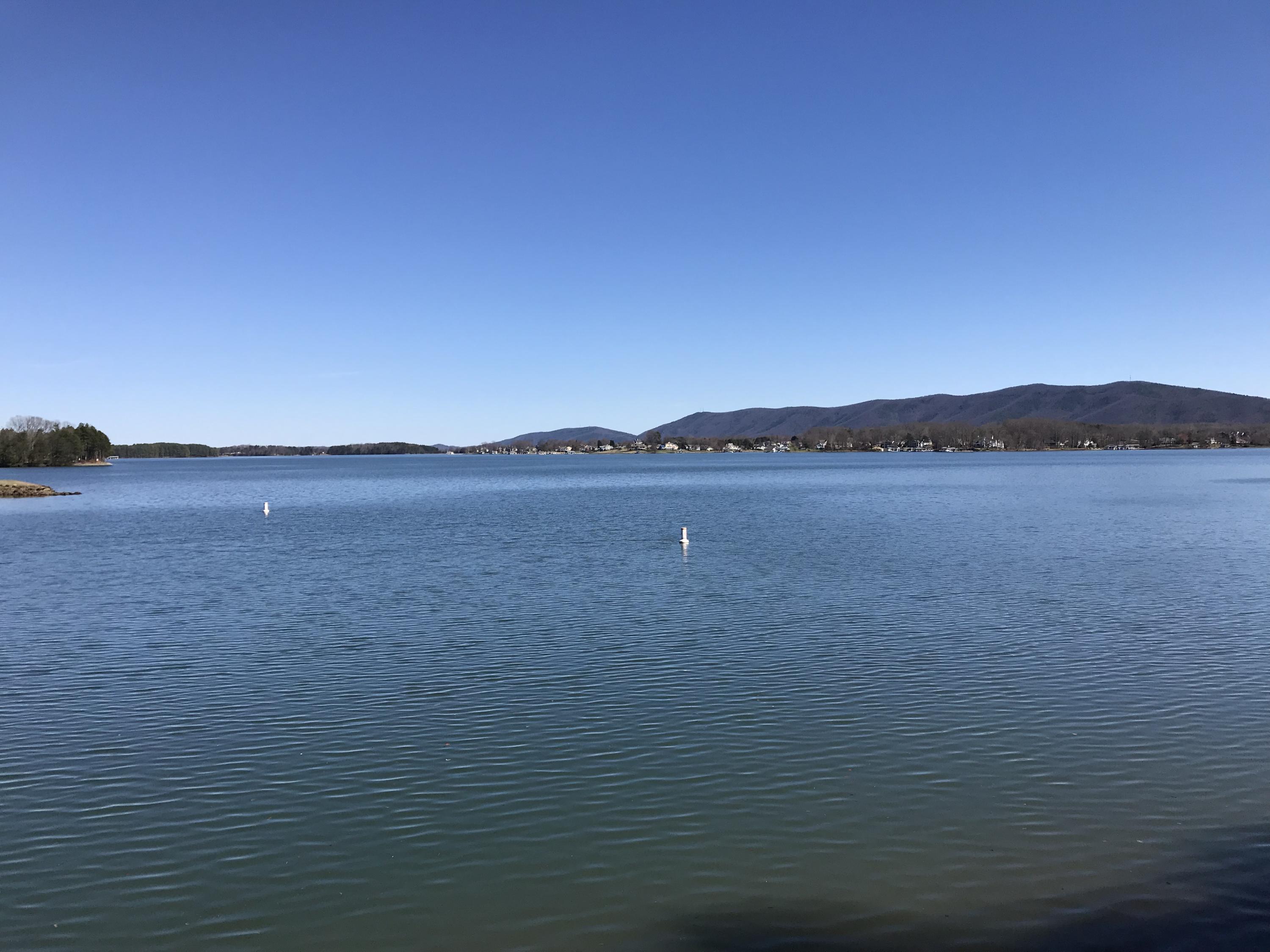 a view of lake and mountain view