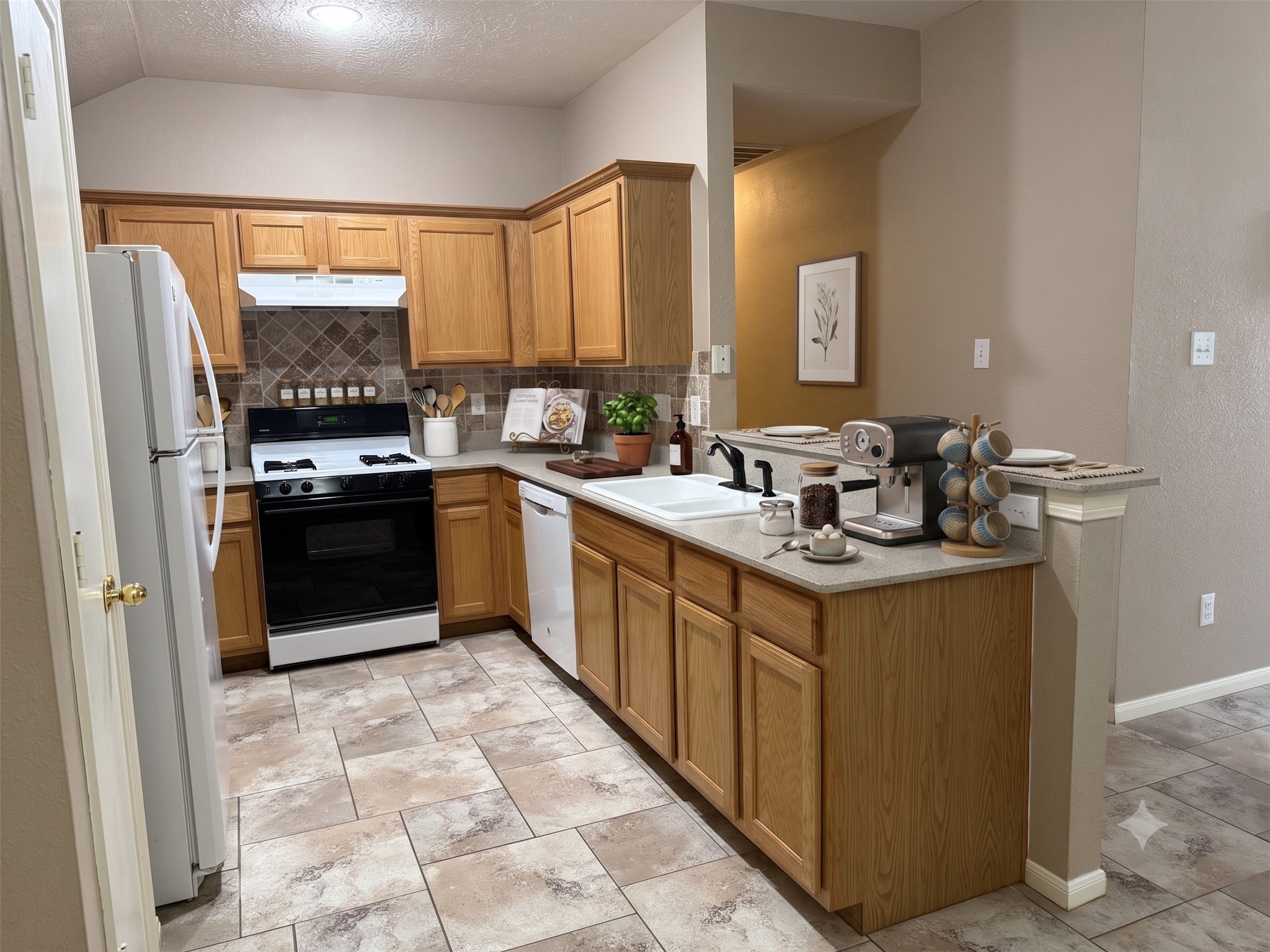 2627 Spring Dusk Drive Spring, TX 77373 - Photo 11 of 30 Kitchen virtually staged to illustrate potential.