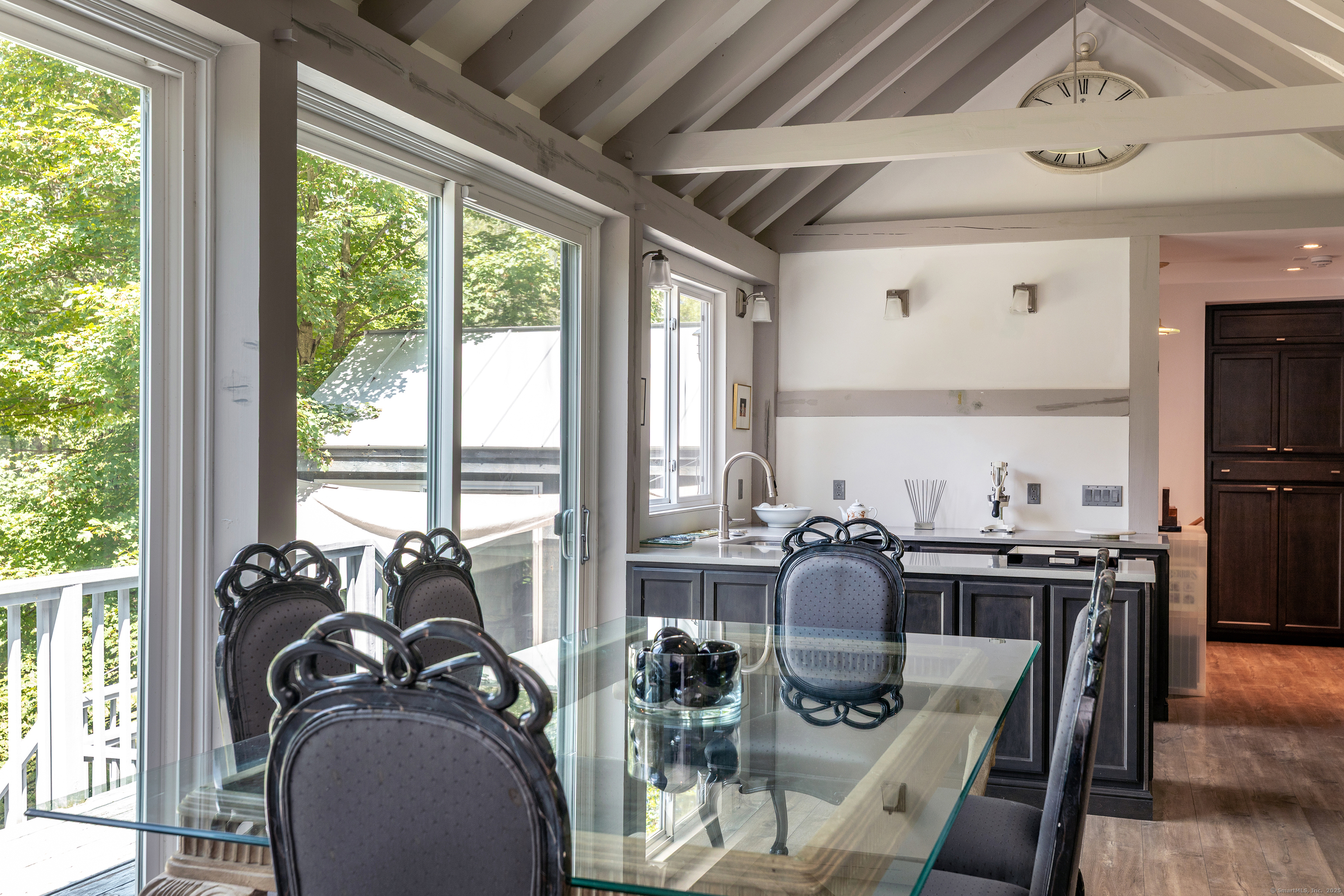359 Nettleton Hollow Road Washington, CT 06793 - Photo 11 of 31 a view of a dining room with furniture window and outside view