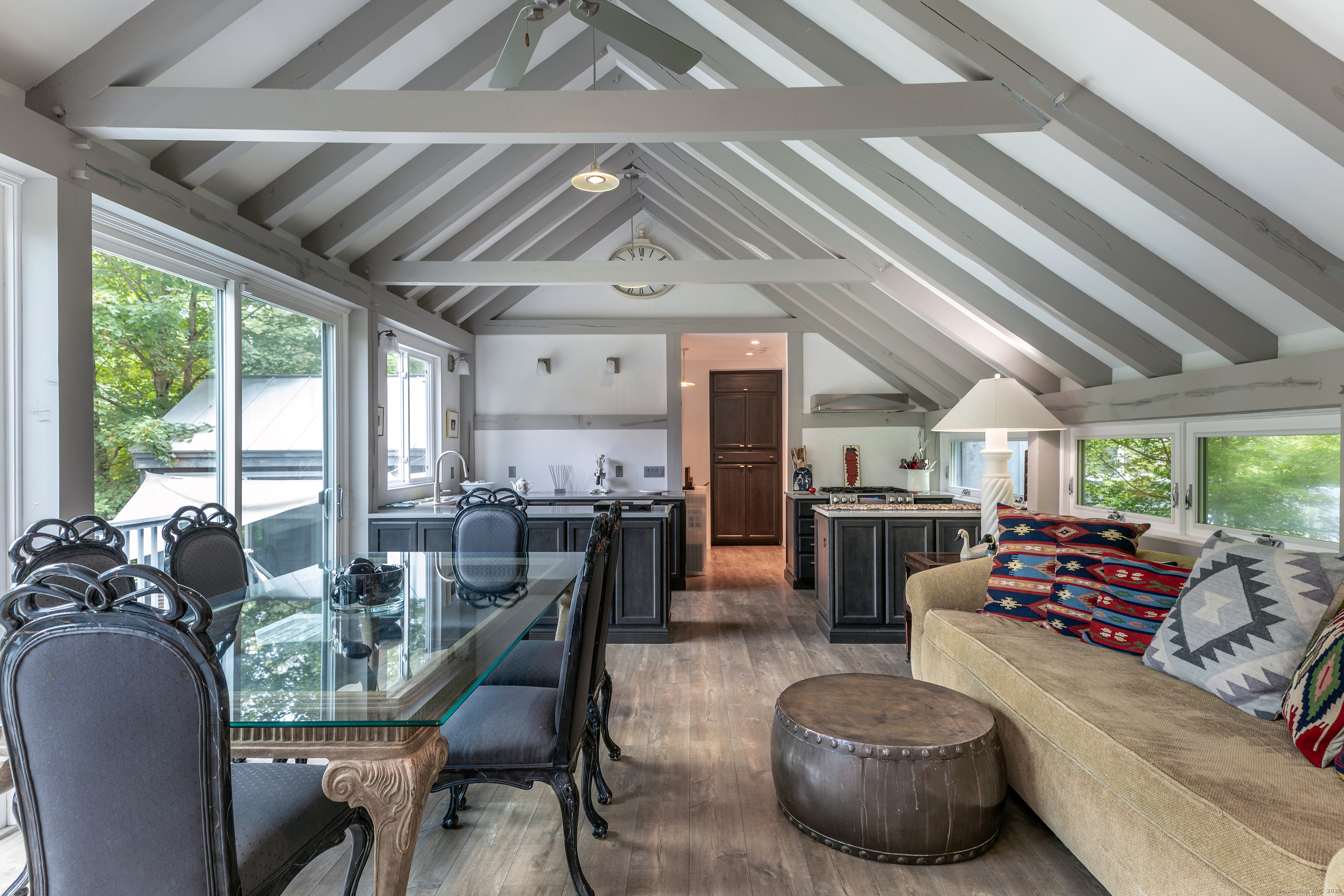 359 Nettleton Hollow Road Washington, CT 06793 - Photo 13 of 31 a dining room with furniture water view and a kitchen view