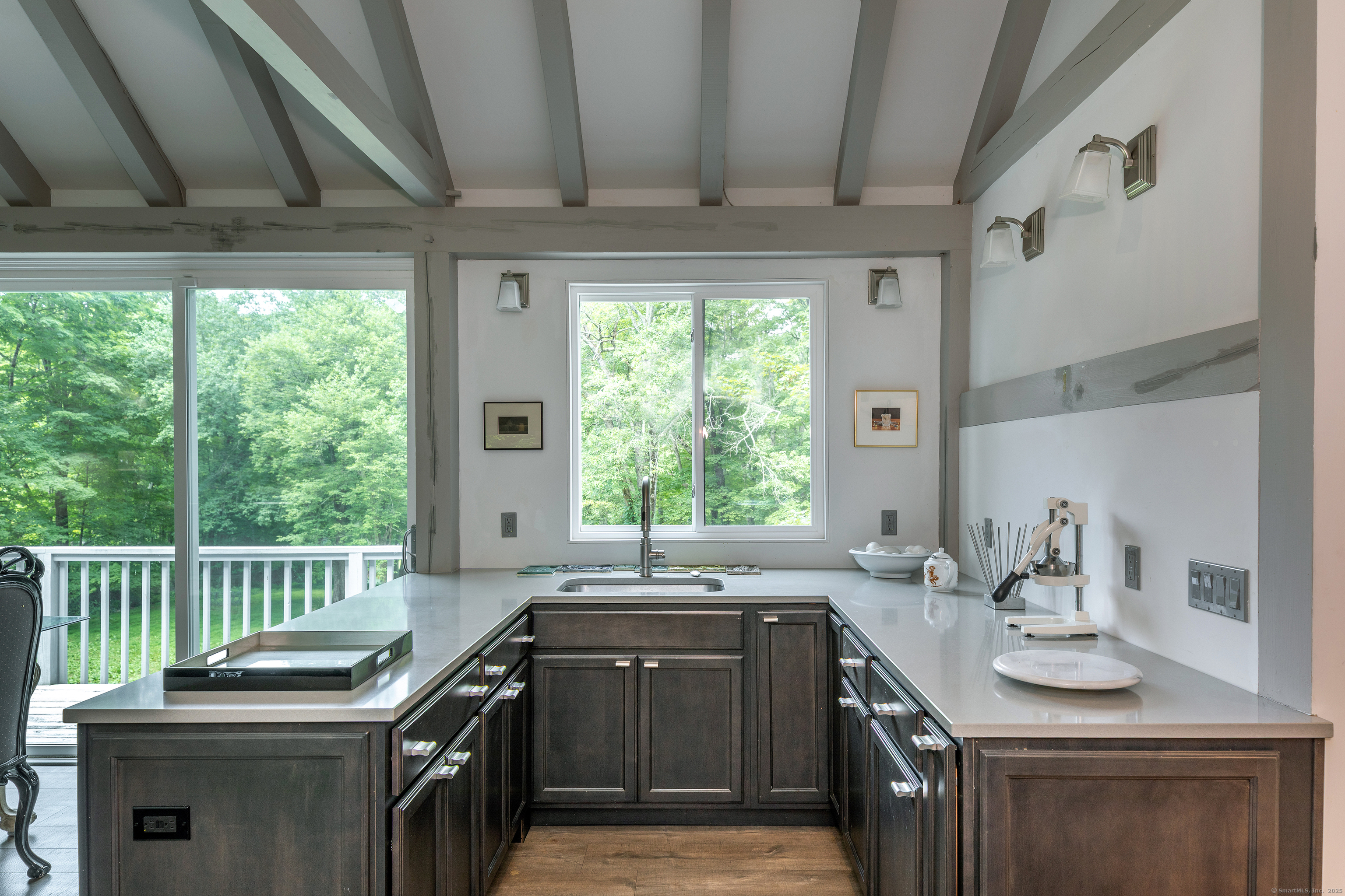 359 Nettleton Hollow Road Washington, CT 06793 - Photo 5 of 31 a kitchen with sink a window and cabinets