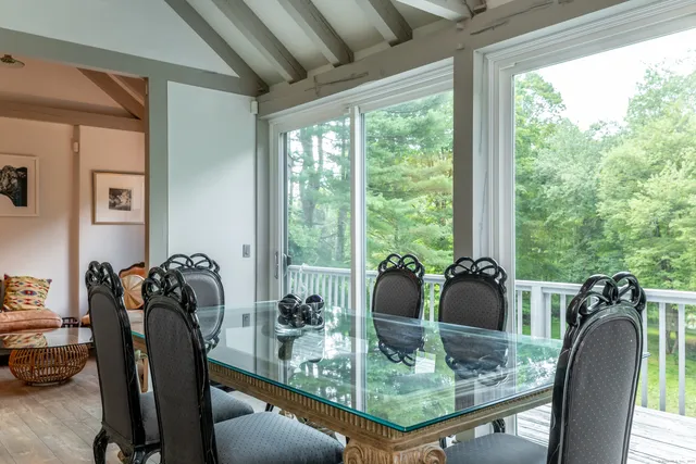 a room with furniture and window