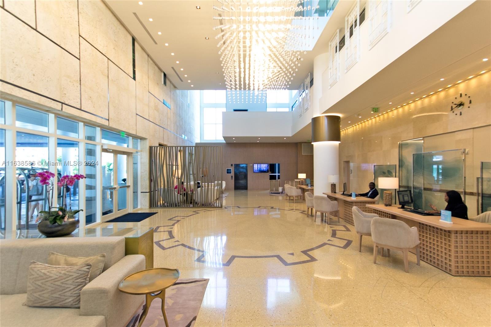 6799 Collins Avenue, Unit 1601 Miami Beach, FL 33141 - Photo 39 of 64 a view of a living room and entry way