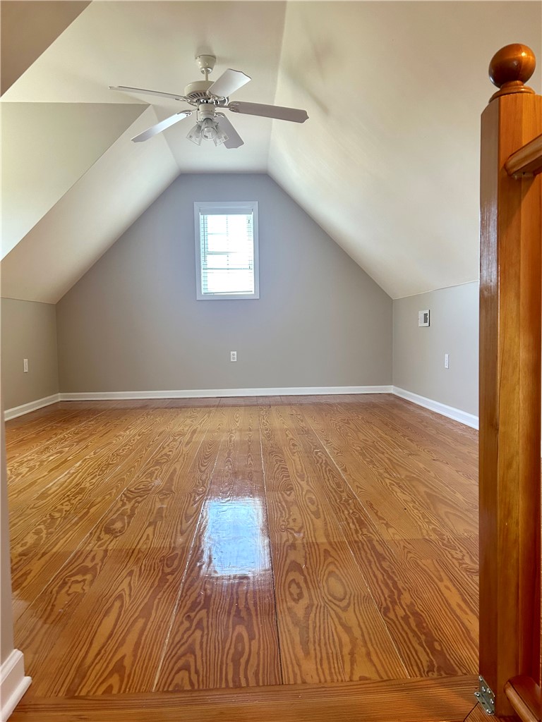 116 Buttercup Trail Anderson, SC 29621 - Photo 36 of 49 This spacious attic space boasts beautiful hardwood floors, offering versatile living options.