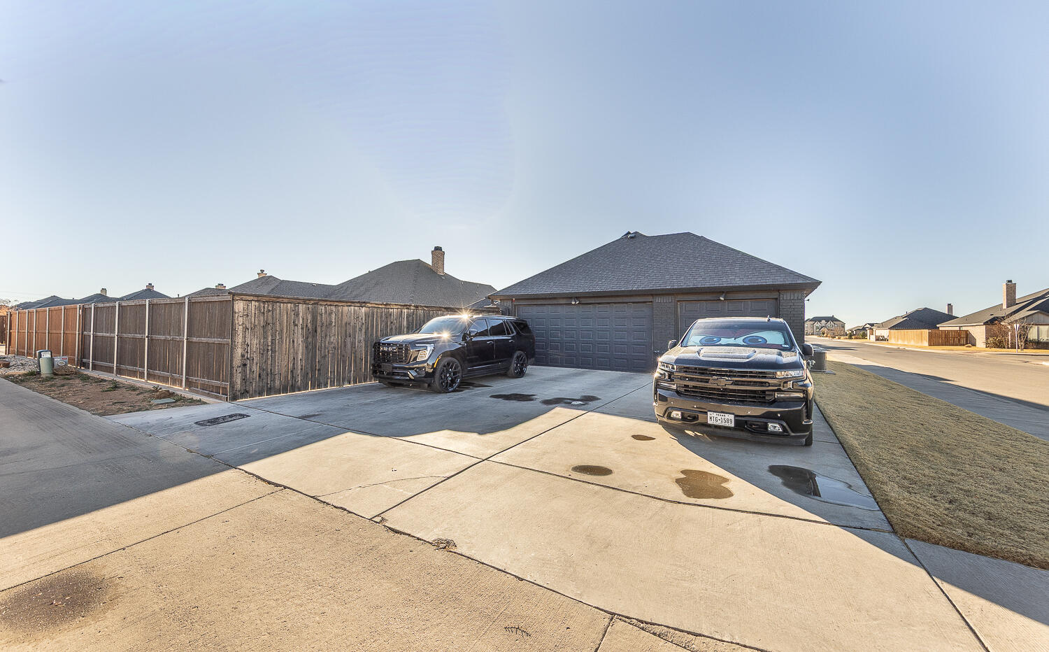 4416 140th Street Lubbock, TX 79424 - Photo 34 of 36 a view of a roof deck with wooden fence