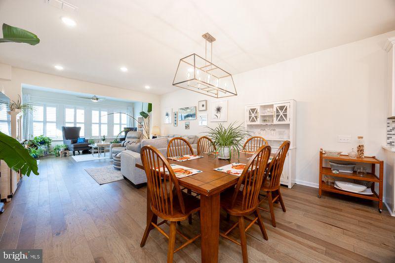 1008 Campbell Way Hatfield, PA 19440 - Photo 11 of 33 a view of a dining room with furniture and wooden floor