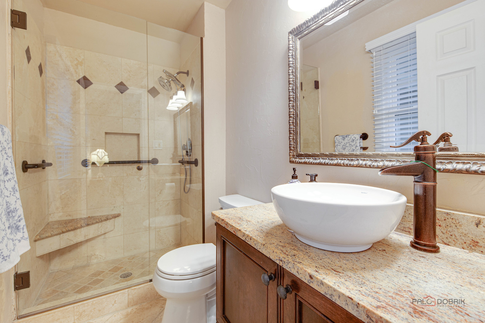 441 Arbor Gate Lane Buffalo Grove, IL 60089 - Photo 21 of 29 a bathroom with a granite countertop sink toilet and shower